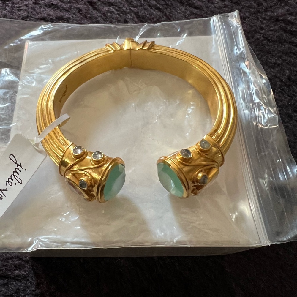 NWT Julie Vos Chalcedony and Rose Quartz Byzantine Bracelet